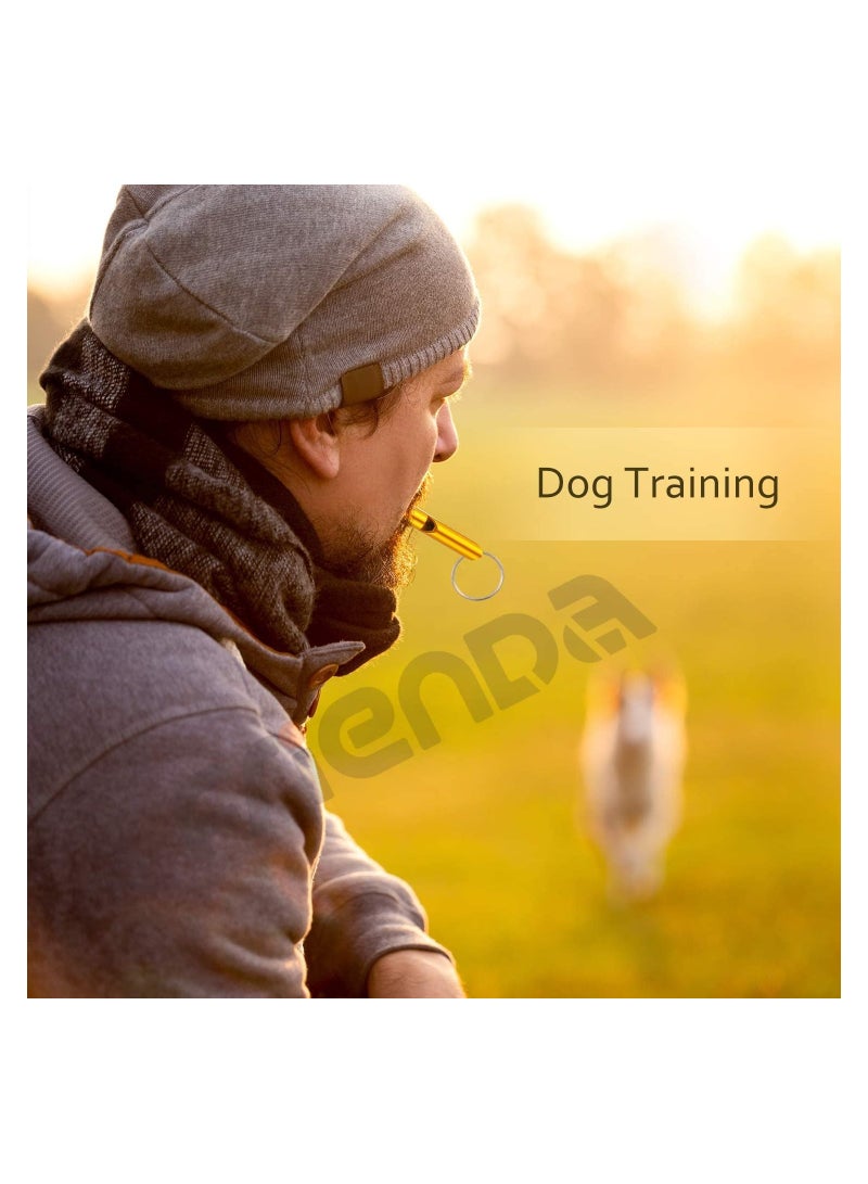 Excefore Emergency Whistle with Keychain, Aluminum Emergency Survival Whistle, Camping Signal Whistles for Hiking Hunting Outdoors Sports, Loud Sound, Random Color, 7 Pcs - Image 3