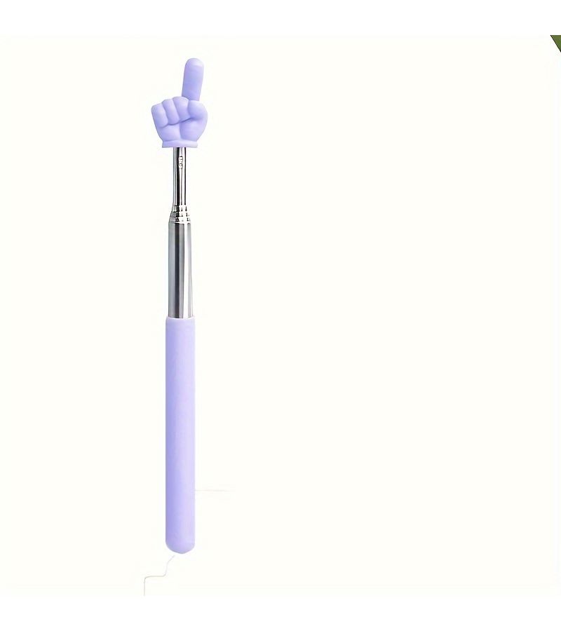 Pink Retractable Finger Reading Stick Pointer Teacher Teaching Aid - Image 4