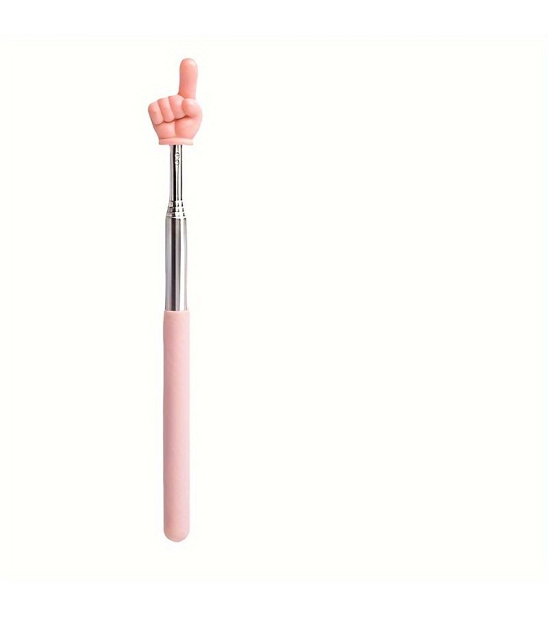 Pink Retractable Finger Reading Stick Pointer Teacher Teaching Aid - Image 5
