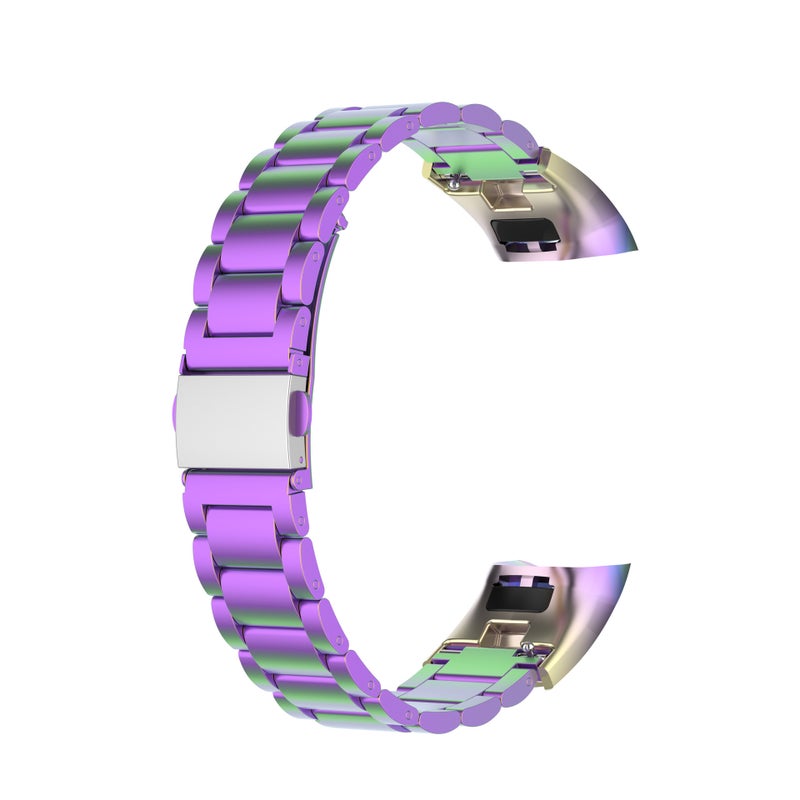 For Huawei Honor Glory Bracelet 3/4B19/Glory Bracelet 5 Crs-B19S Three Beads Stainless Steel Strap - Image 1