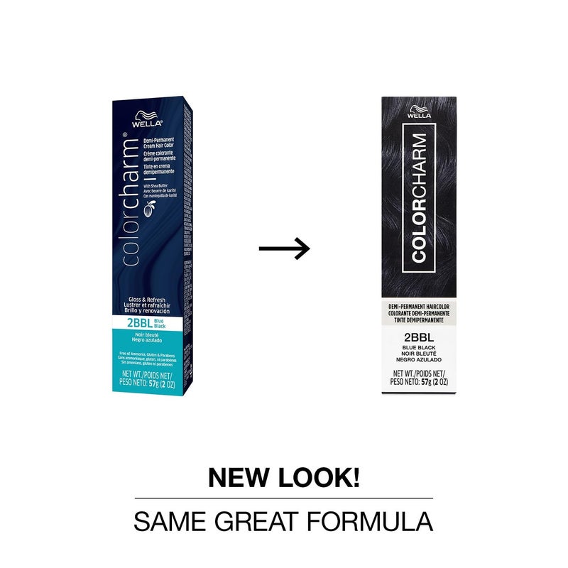 COLORCHARM Demi Permanent Hair Color | 2BBL Blue Black | Gloss, Refresh & Tone | 2 Fl Oz - Image 2