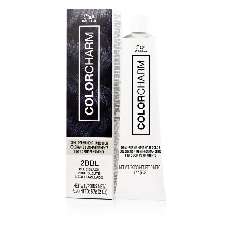 COLORCHARM Demi Permanent Hair Color | 2BBL Blue Black | Gloss, Refresh & Tone | 2 Fl Oz - Image 1