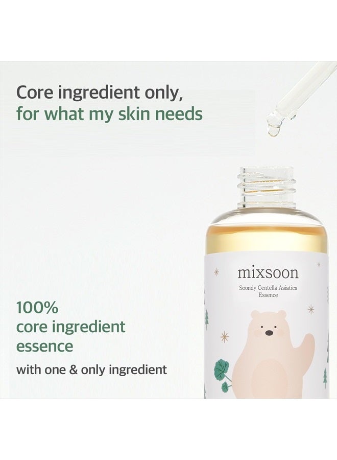 mixsoon Soondy Centella Asiatica Essence,Cica Extract, Soothe Sensitive and Irritated Skin  3.38 fl oz/ 100ml - Image 3