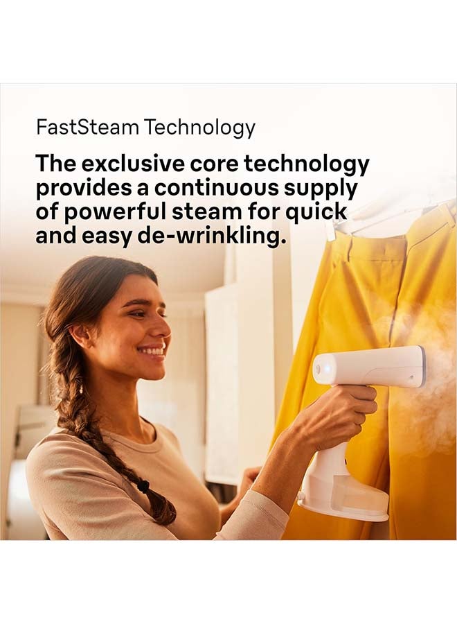 BRAUN QuickStyle 5 Handheld Garment Steamer 150ml1200W 150 ml 1200 W GS5011PU White - Image 5