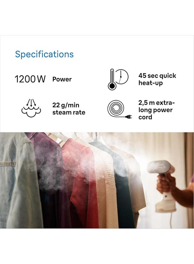 BRAUN QuickStyle 5 Handheld Garment Steamer 150ml1200W 150 ml 1200 W GS5011PU White - Image 4