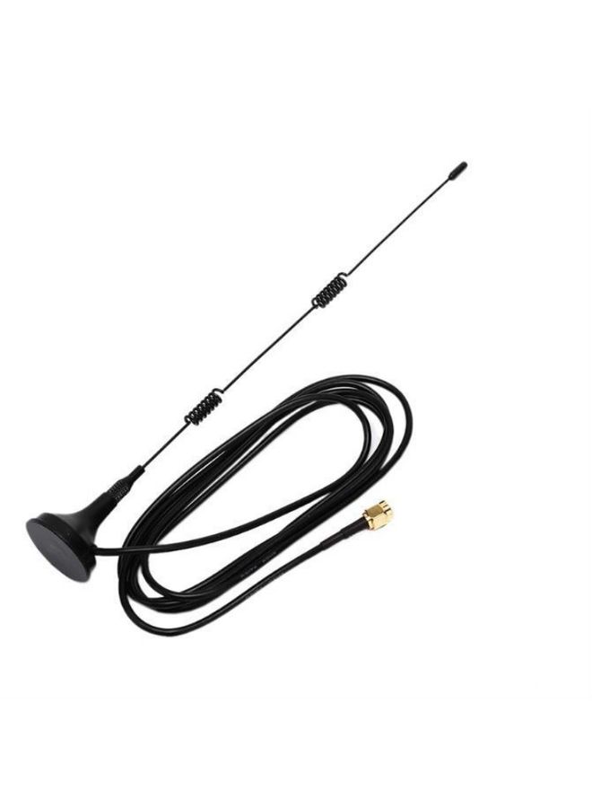 BURAQ 4 PCS 2.4G WiFi Omnidirectional Suction Cup Router Network Card Enhanced Antenna SMA Inner Pattern Inner Needle, Cable Length: 1.5m  - Image 3