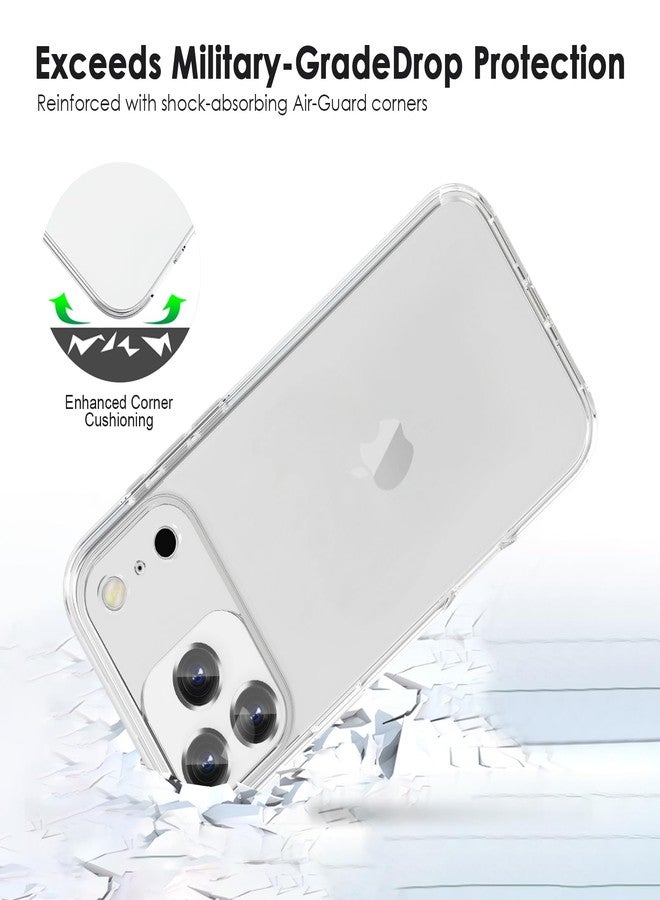 TENOC Phone Case Compatible with 17 Pro Max, Clear Case Shockproof Protective Bumper Slim Cover for 6.9 Inch - Image 4