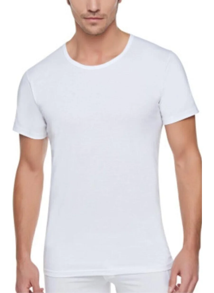 Tutku 103 Crew Neck Combed Cotton Men's Undershirt