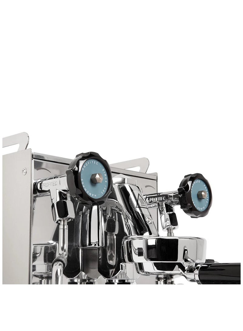 PROFITEC PRO 400 Espresso Machine Steel Silver – PID Temperature Control, Dual Pressure Gauge, Stainless Steel Boiler, 2.8L Water Tank, Compact Semi-Automatic Coffee Maker - Image 3