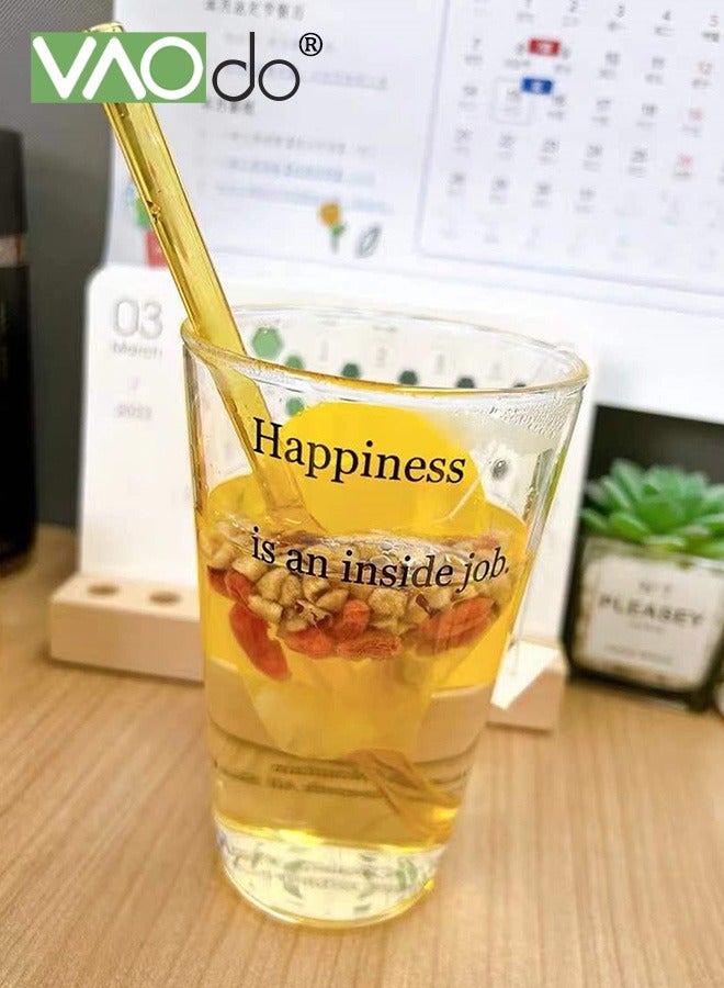 VAOdo 8PCS Glass Straws, Inner Diameter 5MM Width, Reusable Straight Straws and Cleaning Brushes, Food-grade Material Straws for Juice Milk Smoothies Beverages Multicolour - Image 3