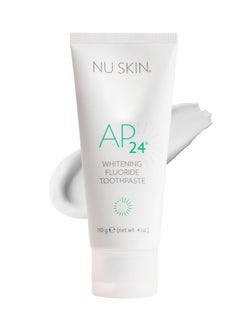 Nu Skin AP 24 Whitening fluoride toothpaste, brightens teeth, helps prevent tooth decay, gentle vanilla mint formula 110g  - Image 1