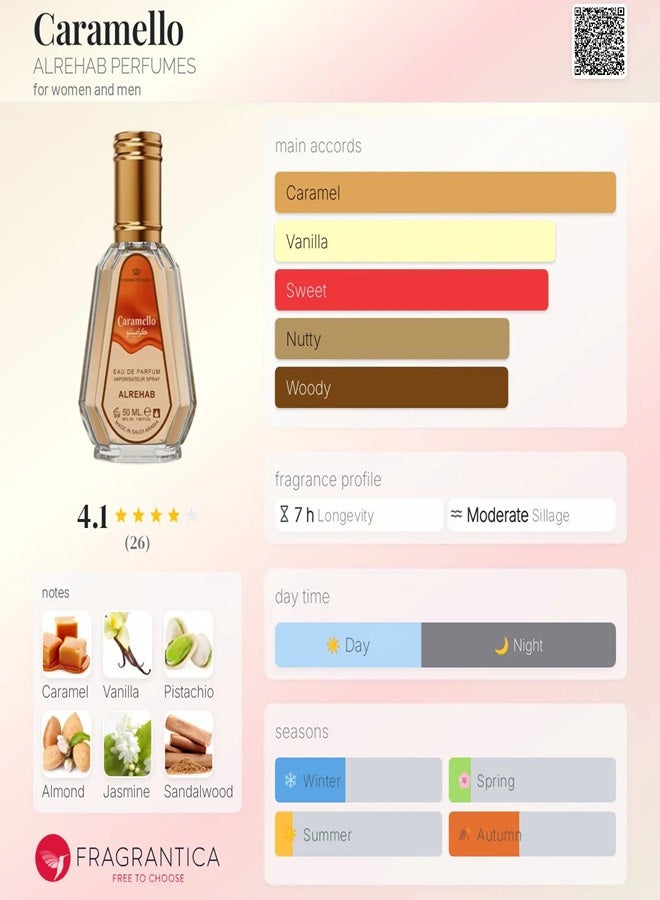 Alrehab Caramello Eau De Parfum - 50ml - Image 3