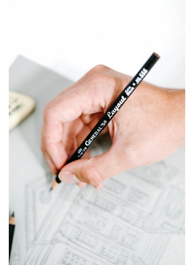 General's Layout Pencil, Extra Black Graphite, Box Of 1 Dozen (555) - Image 2