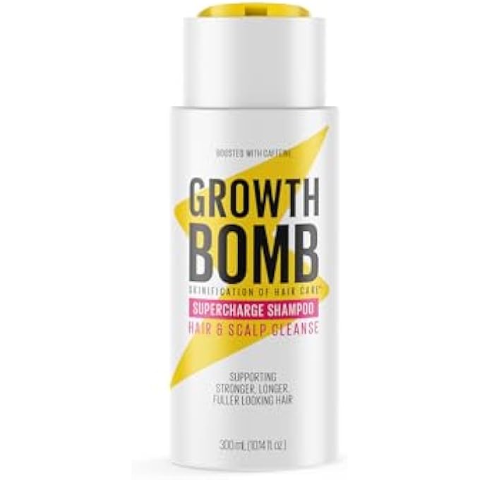 Growth Bomb STRENGTH & LENGTH HAIR SHAMPOO (FOR SCALP HEALTH & HAIR ) 300ML - Image 1