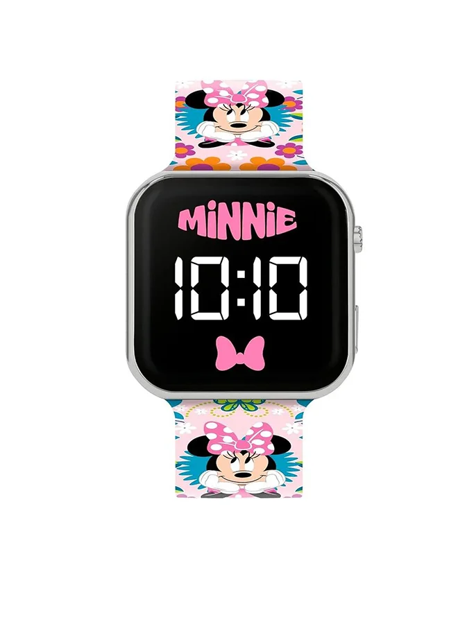 Disney Girls Digital Square Shape Plastic Wrist Watch - MN4484 - 35 Millimeter