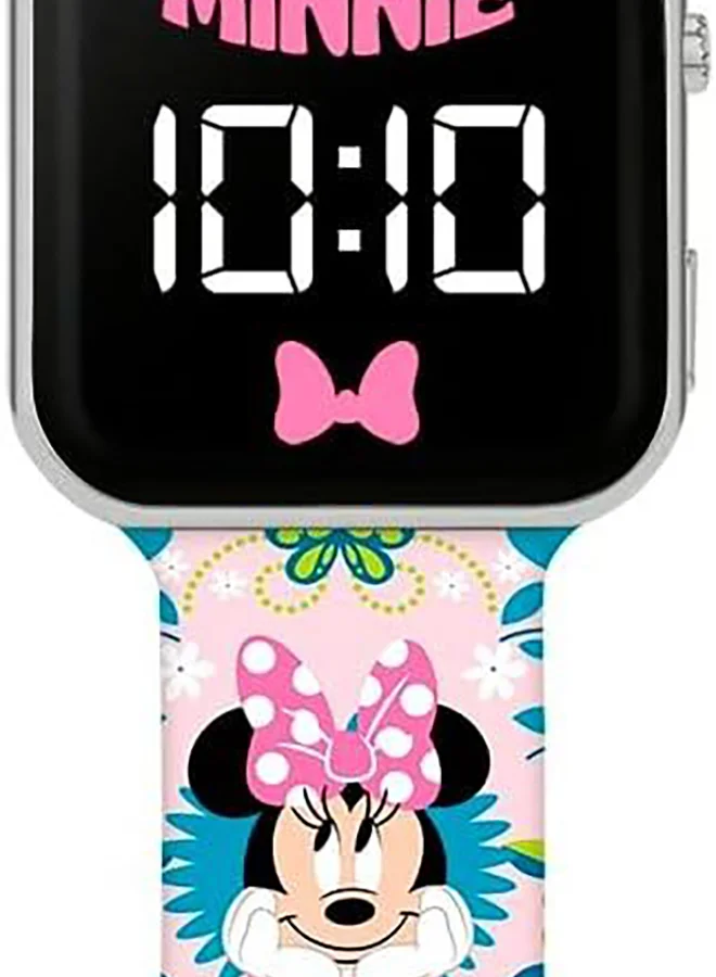 Disney Girls Digital Square Shape Plastic Wrist Watch - MN4484 - 35 Millimeter