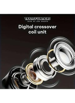 TRANSFORMERS Transformers TF-T10 Wireless Bluetooth Earbuds Gaming Headphones Deep Bass Low Latency Game Headset with Built-in Microphone For Gaming Noise Canceling Headsets Grey  - Image 4