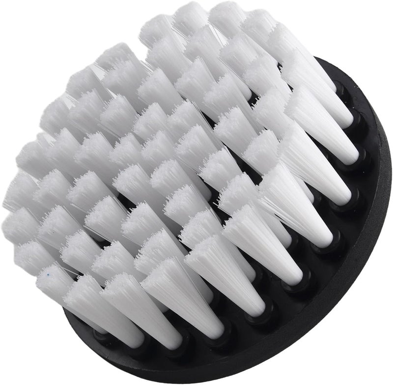 4 in Electric Drill Brush Carpet Tile Leather Upholstery Cleaning Attachment, 0.25 Inch Shank Cordless Drills, 10.2 cm - Image 3