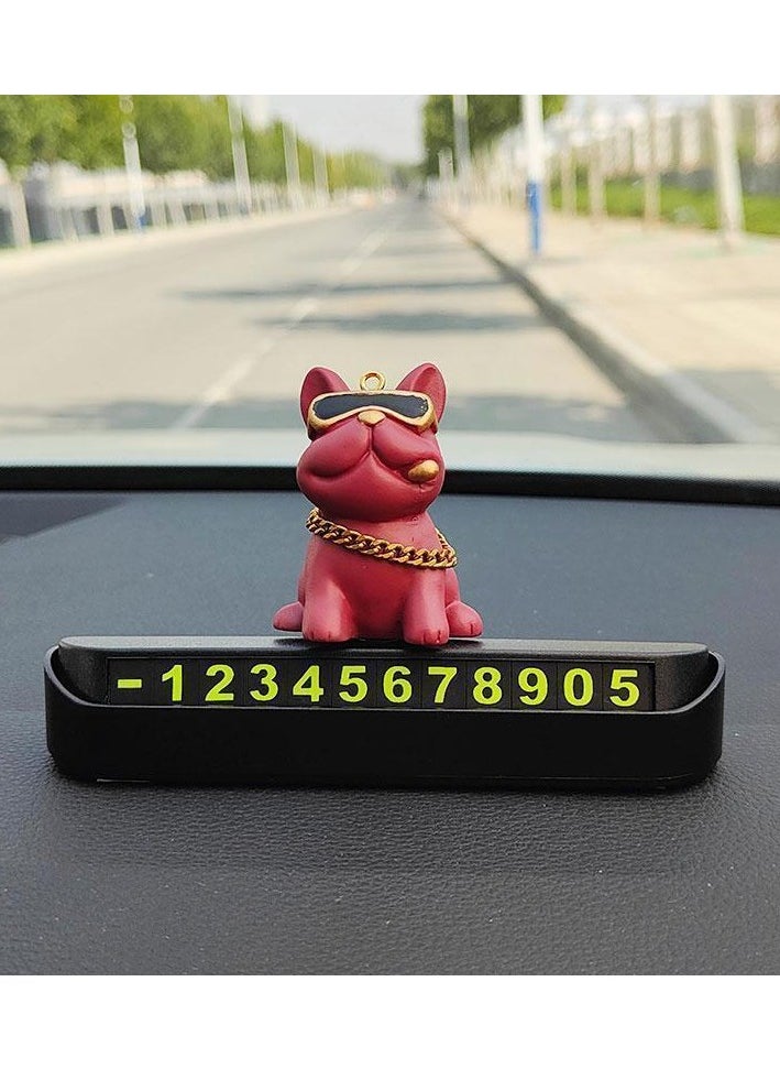 Lucky Bulldog Car Number Plate Ornament Decoration - pzsku/Z39A9454A0C4137959E8EZ/45/_/1728448529/c8ecc621-32dd-42d5-9d82-33ce6454e670