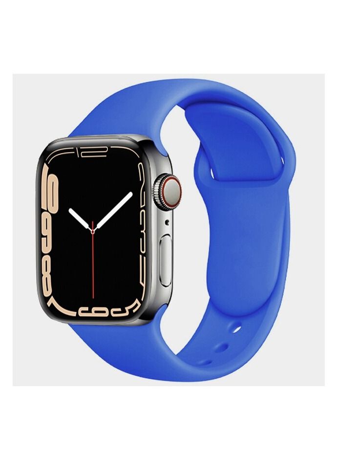 Apple Watch Band 41mm 40mm 38mm Soft Silicone Sport Band Replacement Wrist Strap Compatible for iWatch Apple Watch Series 7/SE/6/5/4/3/2/1,Nike+,Sport,Edition - Image 1