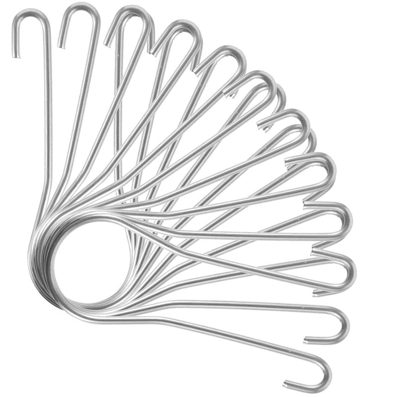 15 Stainless Steel Hanging Hooks Towel Bathroom Set Home Organization - Image 2