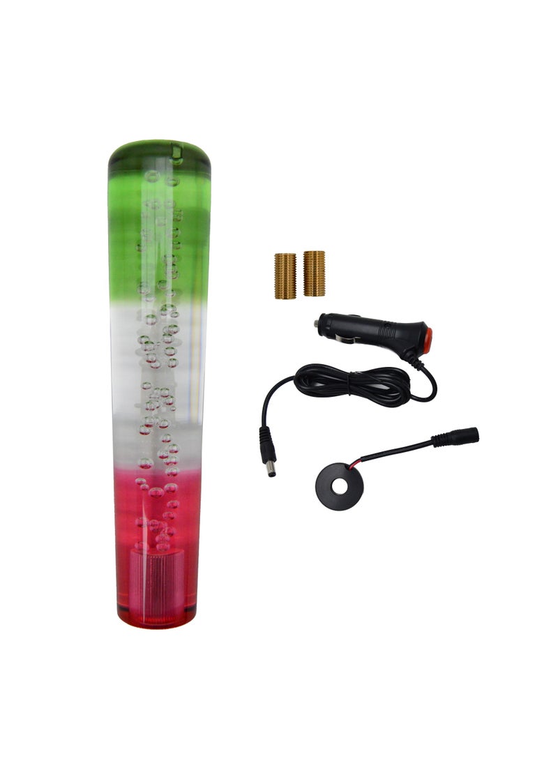 Universal Car Shift Knob Acrylic Bubble Design Shifter Gear Knob 20Cm With LED Light, Mix Color