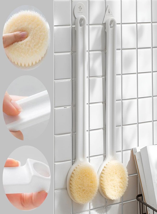 SIMESTICH Long Handle Body Bath Brush - Shower Scrubber with Soft & Firm Bristles for Deep Cleansing & Exfoliation Bathing Brush for Men, Women & Teens Ideal for Back, Legs & Full-Body Wash - Image 5