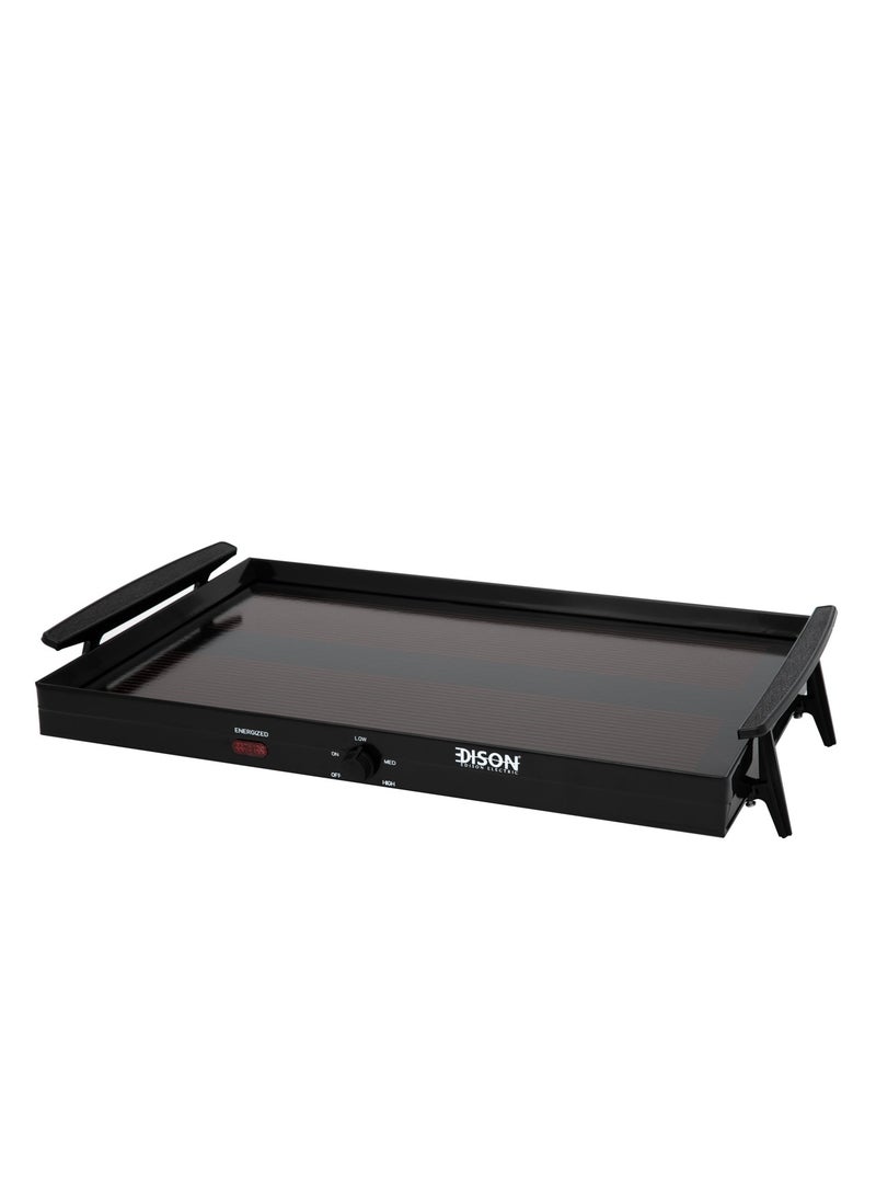 EDISON Multi-Use Grill & Heating Tray Black 600W  - Image 3