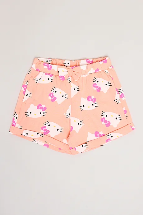 أر أند بي 2 Pack Printed Shorts with Elastic Waist