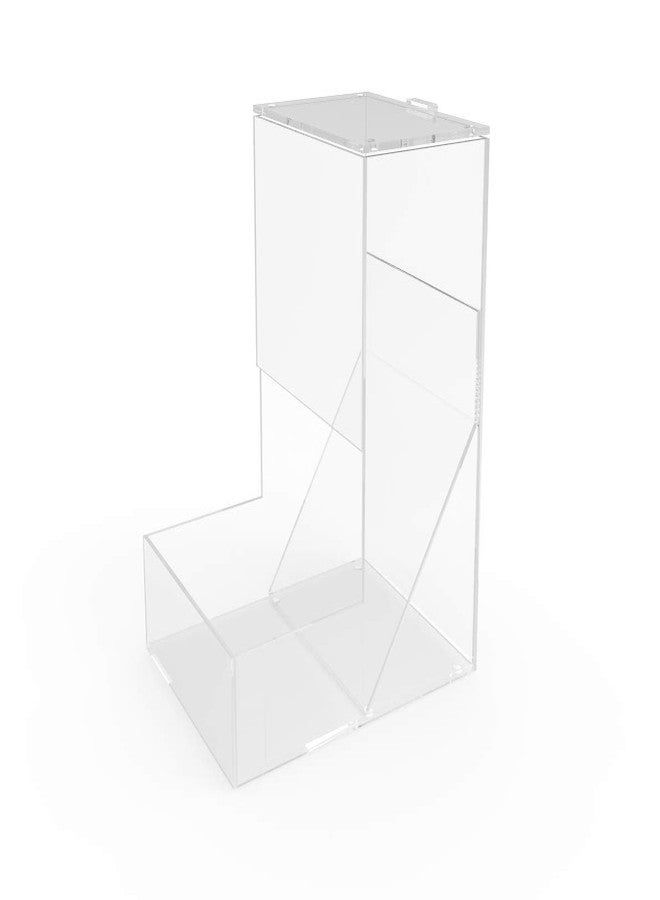 FixtureDisplays® 6" w x 8.6" h x 8" d Gravity Dispenser, Acrylic Plaxiglass Candy Bin Compartment 13035NEW-2D - Image 3