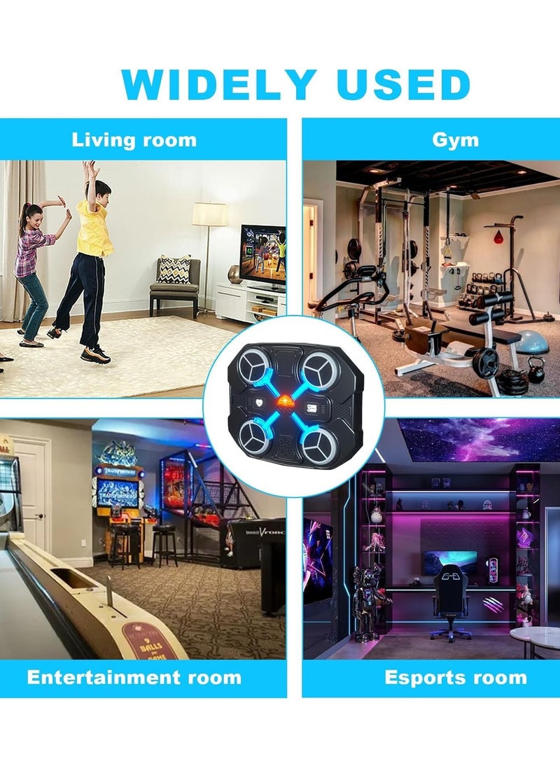BORTONY Music Boxing Machine for Kids  Boxing Equipment Wall Mounted Boxing Game with Gloves Smart Bluetooth Boxing Training Punching Equipment Intelligent Boxing Target Machine for Boys Girls - Image 5