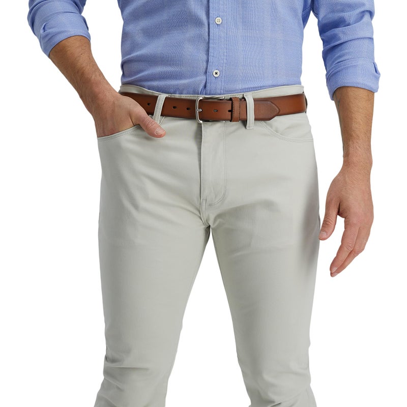 DOCKERS حزام دوكرز للرجال للاستخدام اليومي - مقاسات عادية وكبيرة وطويلة، بني غير رسمي، صغير 30-32 أمريكي - Image 5