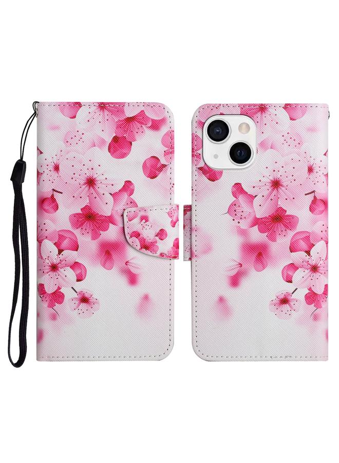 Zaboon Case For iPhone 13 Painted Pattern Horizontal Flip Leather Case with Holder & Card Slot & Wallet - Image 1