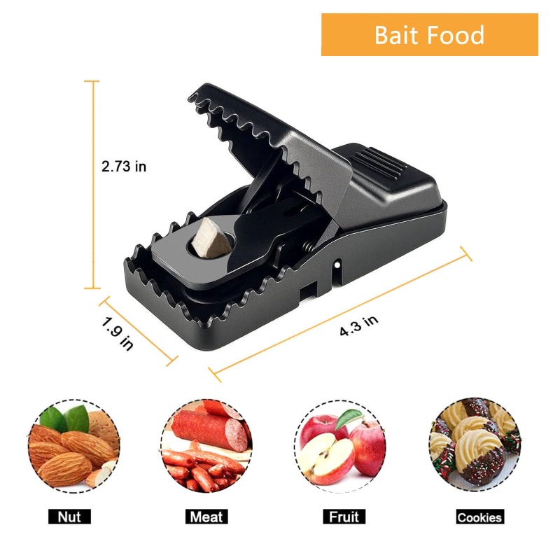 CACUTUSGO Reusable Indoor Mouse Trap 6 Pack â€“ Easy to Set Plastic Rodent Control Device for Home, Garage & Garden Use - Image 3