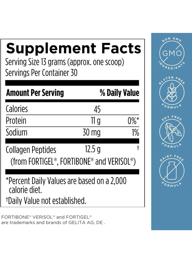 designs for health - Whole Body Collagen - Collagen Powder for Skin, Joint + Bone Health - Research-Backed Fortigel, Fortibone & Verisol Collagen Peptides, Unflavored (30 Servings) - Image 1