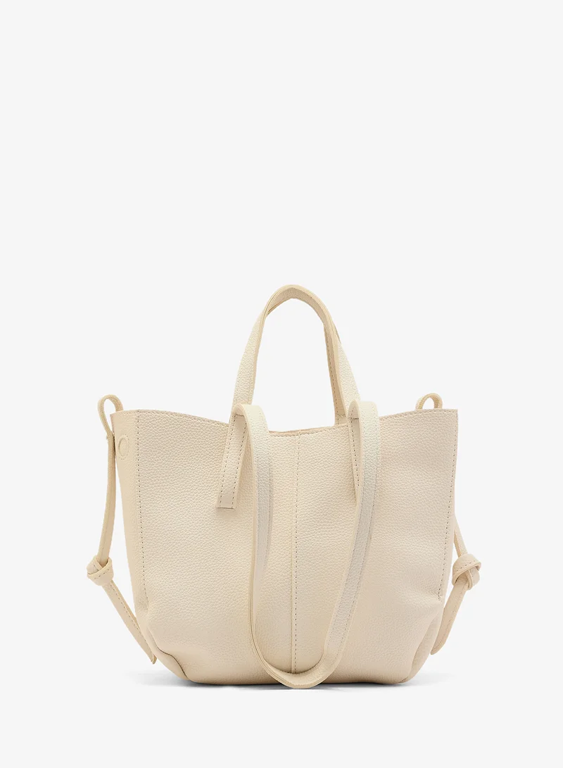 ELLA PU Top Handle Tote Bag
