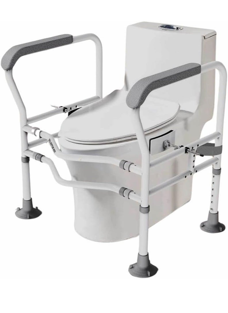 Generic - Toilet Safety Frame Enhanced Support For Elderly And Handicap Individuals Adjustable Width And Non-slip - Image 1