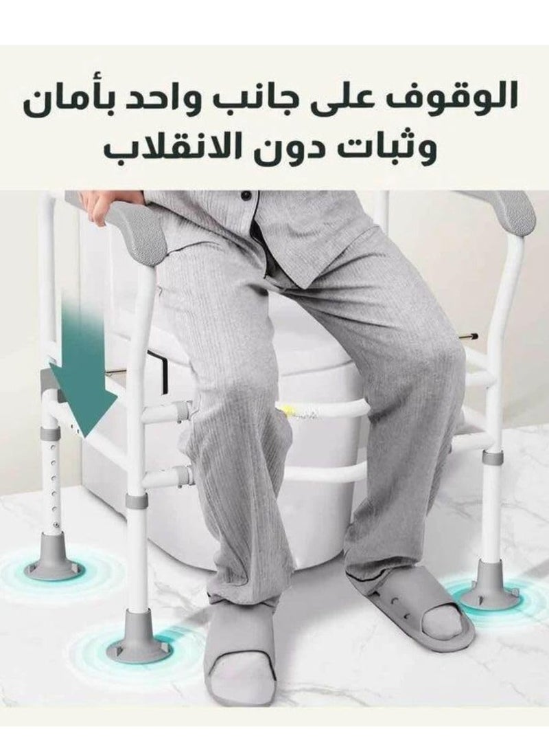Generic - Toilet Safety Frame Enhanced Support For Elderly And Handicap Individuals Adjustable Width And Non-slip - Image 1