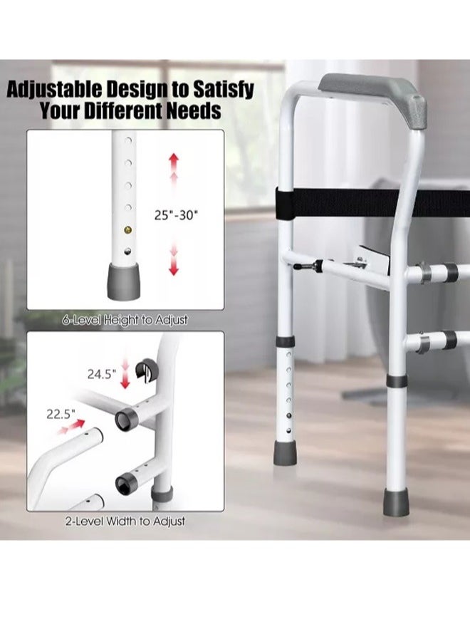 Generic - Toilet Safety Frame Enhanced Support For Elderly And Handicap Individuals Adjustable Width And Non-slip - Image 1