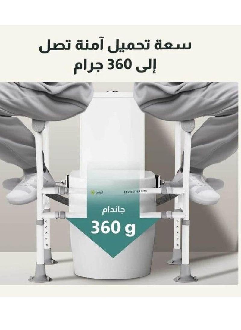 Generic - Toilet Safety Frame Enhanced Support For Elderly And Handicap Individuals Adjustable Width And Non-slip - Image 1