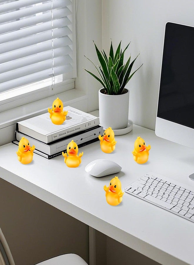 ANGGIKO 12 Pack Rubber Ducks for Jeeps, Ducks for Ducking, Yellow Mini Ducks in Bulk, Small Funny Rubber Ducks Baby Shower Toys, Kids Bath Summer Beach Pool Toys Birthday Gifts Party Favors - Image 5