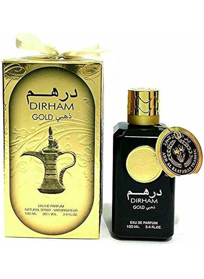Ard Al Zaafaran Perfumes Dirham Gold Eau De Parfum 100Ml Perfume Spray 