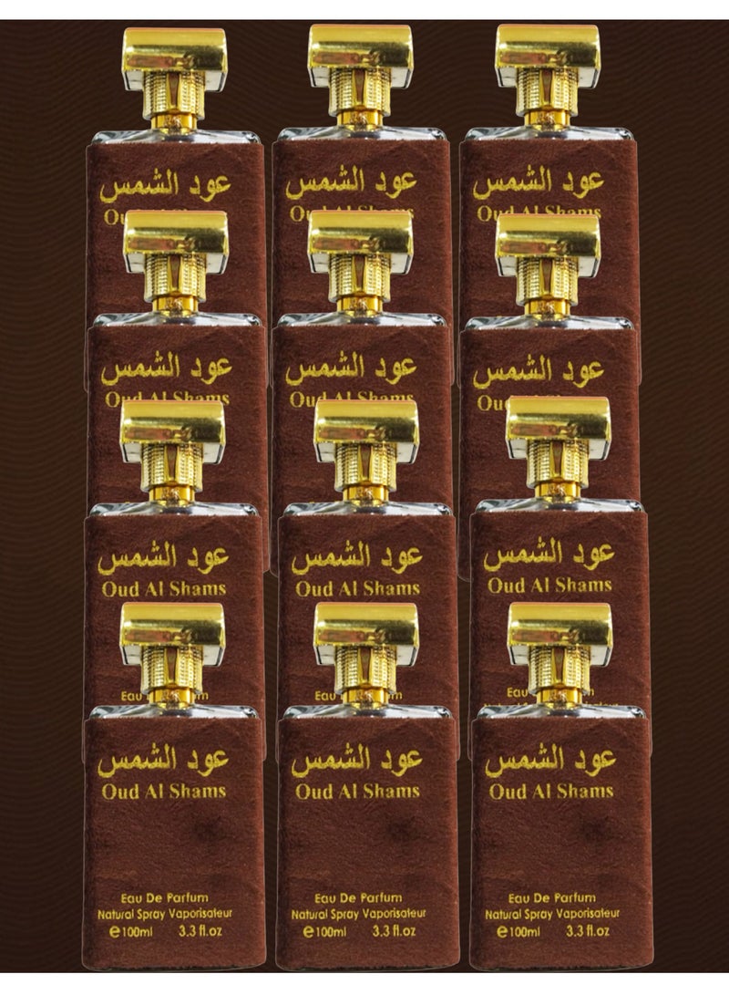 Oud Al Shams 12 Pieces Oud Al Shams Perfume 100 Ml EDP - Image 1