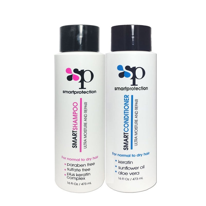Infinito Colors Shampoo and Conditioner Sulfate and Salt Free 16oz for Keratin Treated Hair by Smart Protection - Image 1