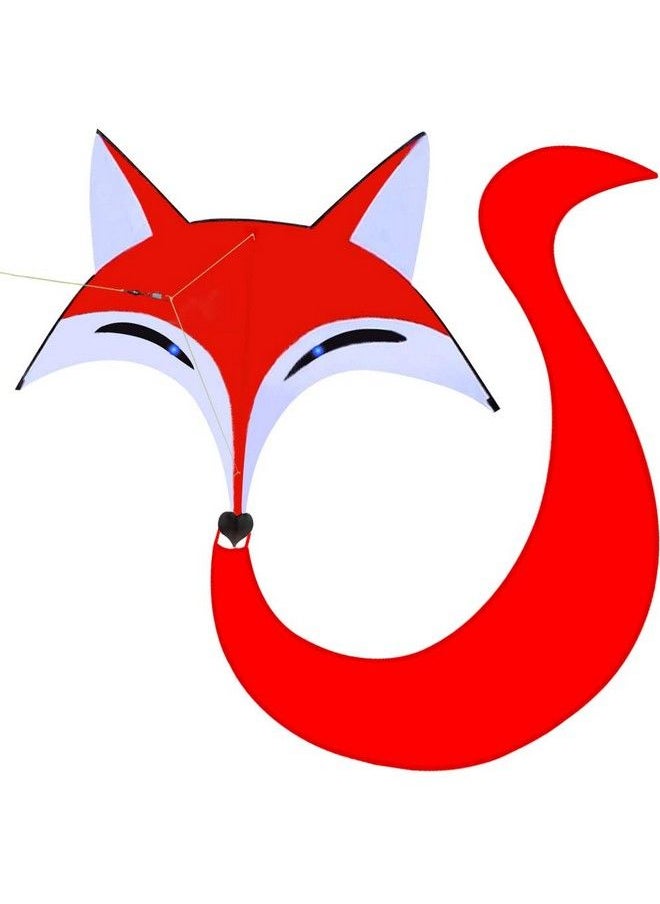 Hengda Kite For Kids Red Fox Kite Outdoor Fun Sports Single Line Kite With Flying Tools  - Image 2