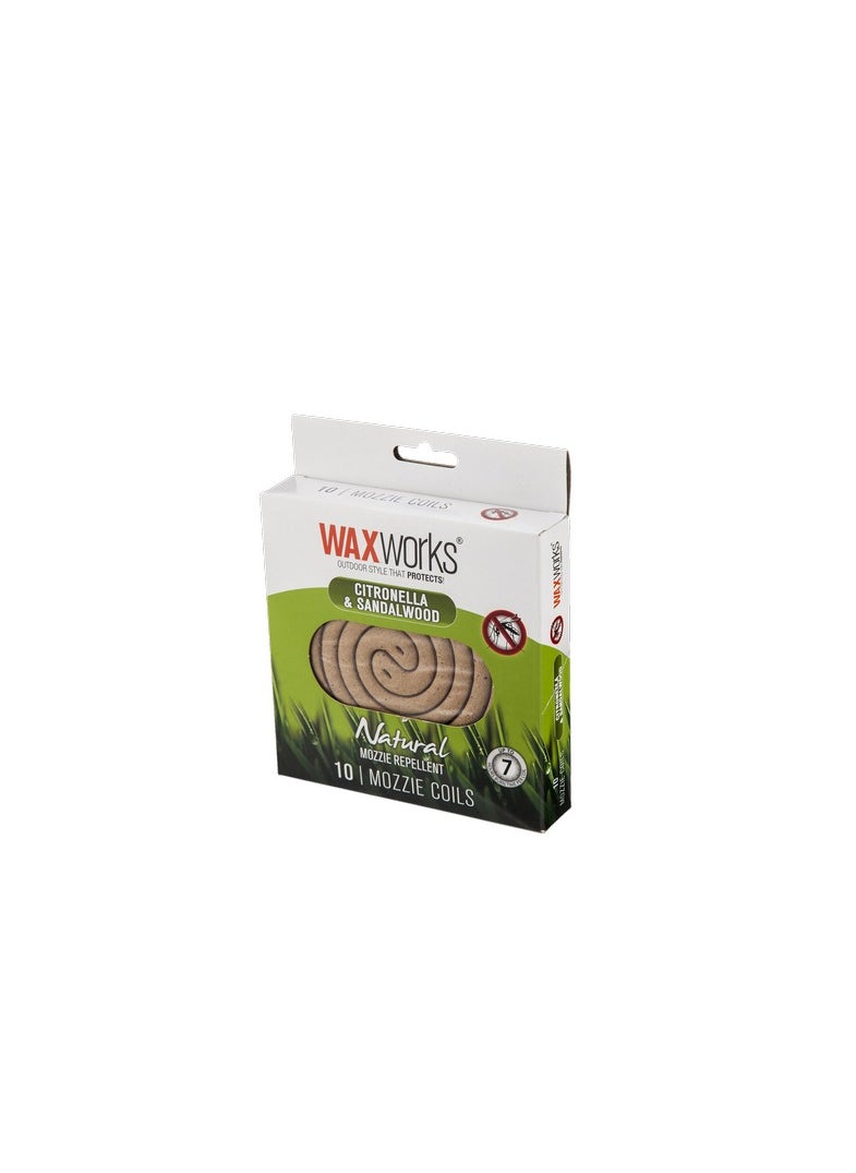 WAX WORKS - WAX WORKS 10-Piece Mosquito Coil - Image 1