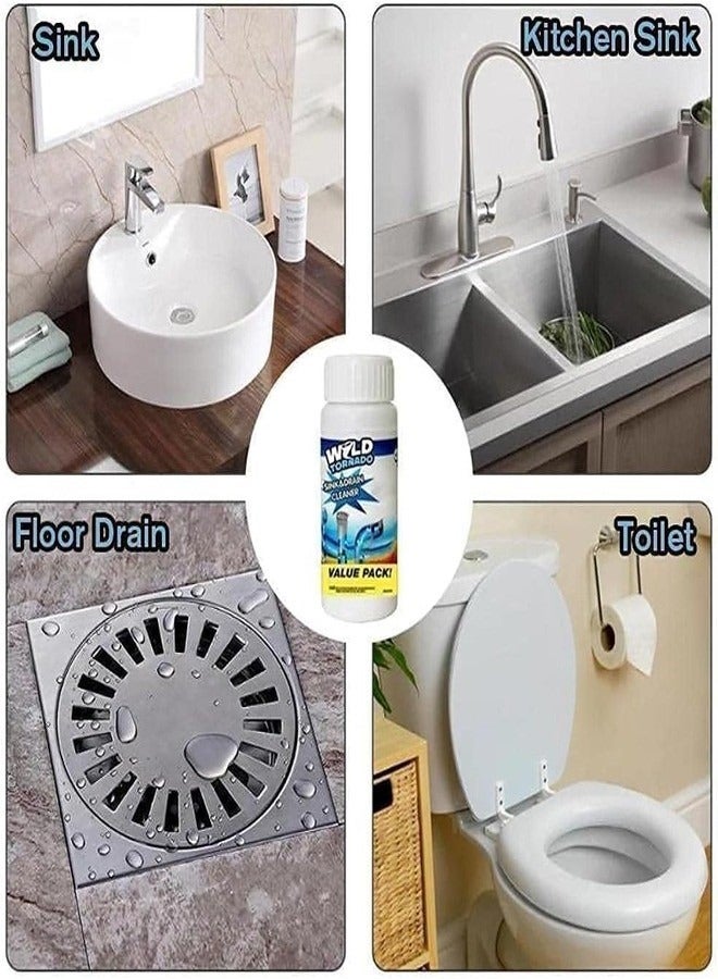 3-Pcs Kitchen & Bath Sink Pipe Blockage Cleaning powder, Drain Clog Remover Powder  - Image 4