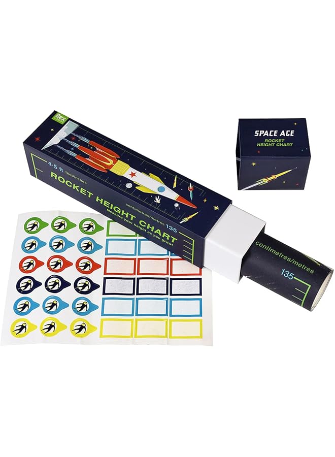 Rex London Space Age Height Chart Multicolor - Image 2