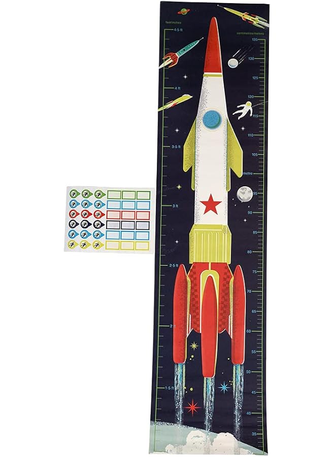 Rex London Space Age Height Chart Multicolor - Image 3