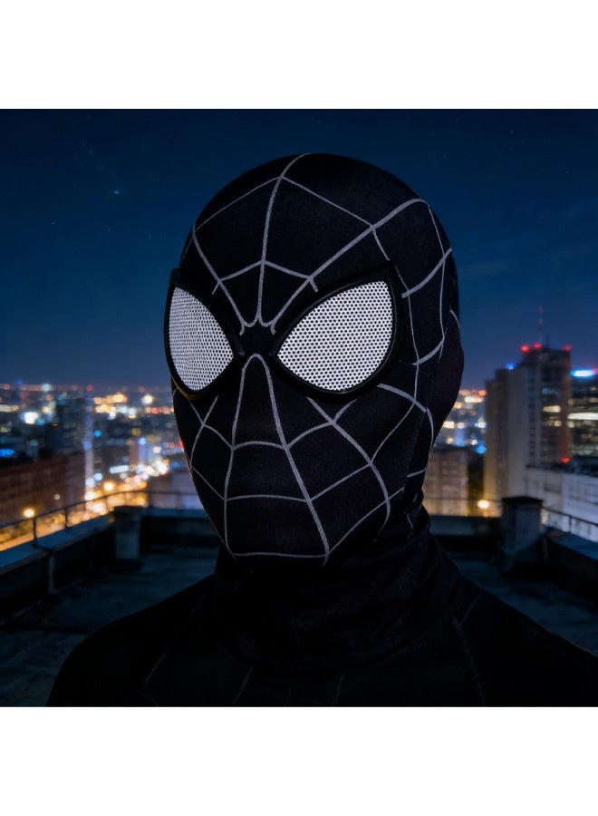 Spider Man Expressive Mask, Role Play Masks Halloween Mask Cosplay Costumes Mask Adult Kids Spandex Fabric Material - Image 2